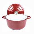 New Product Cast Iron Enameled Round Cooking Pot Dutch Oven Casserole Cocotte
